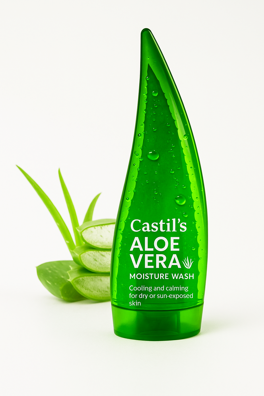 Castils Aloe Vera Moisture Wash สบู่เหลวว่านหางจระเข้บริสุทธิ์